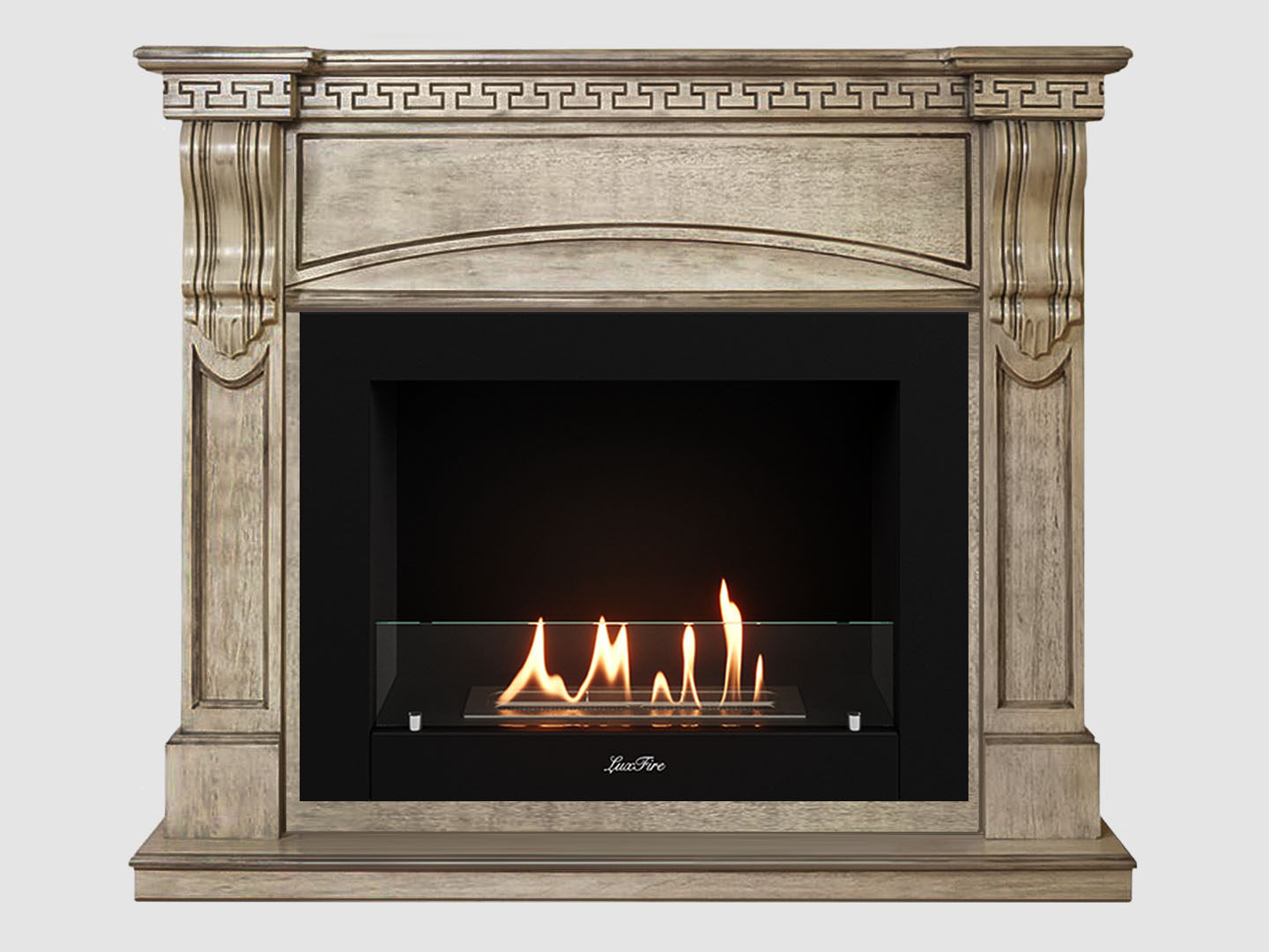 Каминный портал МДФ "Мюнхен 1250" с биокамином Lux Fire "Фаер Бокс 2 - 30" (бежевый) Каминный портал МДФ "Мюнхен 1250" с биокамином Lux Fire "Фаер Бокс 2 - 30" (бежевый) по цене 81 100 руб.