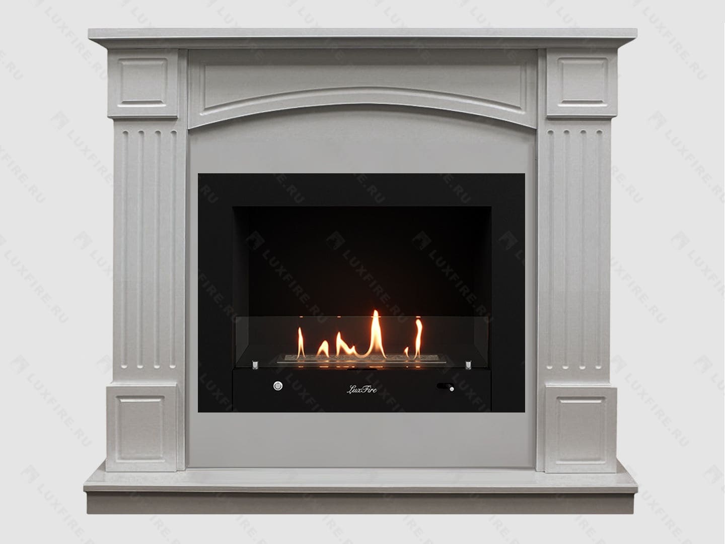 Каминный портал МДФ "Честер 1160" с биокамином Lux Fire "Фаер Бокс 4-30" (белый) Каминный портал МДФ "Честер 1160" с биокамином Lux Fire "Фаер Бокс 4-30" (белый) по цене 121 900 руб.