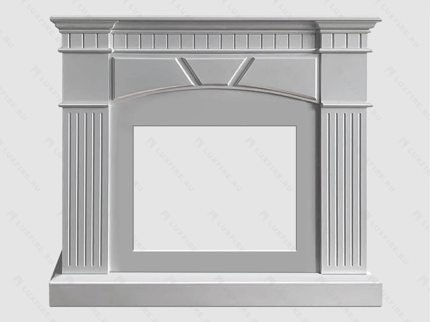 Каминный портал МДФ "Шервуд 1200" с биокамином Lux Fire "Фаер Бокс 3-30" (белый) Каминный портал МДФ "Шервуд 1200" с биокамином Lux Fire "Фаер Бокс 3-30" (белый) по цене 100 600 руб.