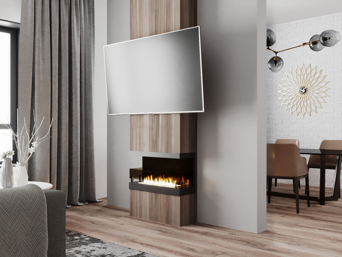 Биокамин "Русский огонь" Честер Фронт 700 с защитным и декоративным стеклом по цене 39 943 руб.