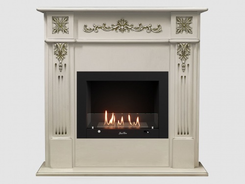 Каминный портал МДФ "Монреаль 1100" с биокамином Lux Fire "Фаер Бокс 3-25.5" (белый) Каминный портал МДФ "Монреаль 1100" с биокамином Lux Fire "Фаер Бокс 3-25.5" (белый)