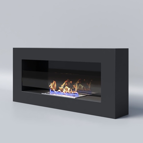 Биокамин "Русский огонь" Лайт 900N настенный с декоративным стеклом (стемалитом)