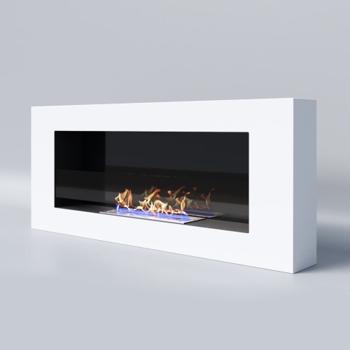 Биокамин "Русский огонь" Лайт Бланк 1200N с защитным и декоративным стеклом