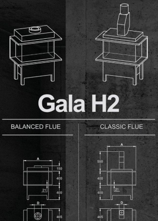 
Газовая топка Vero Design GA 4 H2
