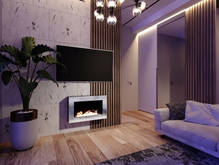 Биокамин "Русский огонь" Хай-тек 800N настенный (высота 500мм.) по цене 28 300 руб.