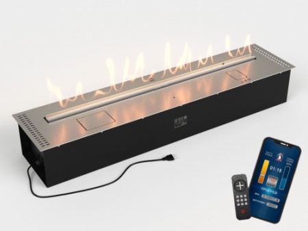 Автоматический биокамин Lux Fire Smart Flame 1200 RC INOX по цене 416 900 руб.